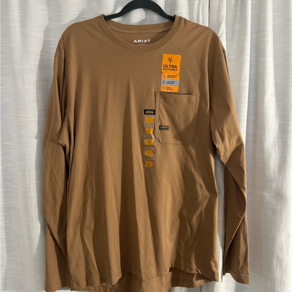 Ariat Brown Long Sleeve Shirt